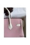 Hermes HSS Birkin 25 Bicolor Bag in Pink and Craie Chevre Mysore Leather Replica