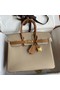 Hermes HSS Birkin 25 Bicolor Bag in Trench and Gold Epsom Calfskin Replica