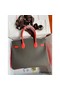 Hermes HSS Birkin 30 Bicolor Bag in Etain and Piment Epsom Calfskin Replica