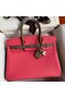 Hermes HSS Birkin 30 Bicolor Bag in Rose Lipstick and Taupe Epsom Calfskin Replica