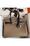 Hermes HSS Birkin 30 Bicolor Bag in Taupe and Black Epsom Calfskin Replica