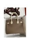 Hermes HSS Birkin 30 Bicolor Bag in Taupe and Craie Epsom Calfskin Replica