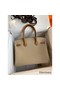 Hermes HSS Birkin 30 Bicolor Bag in Trench and Gold Epsom Calfskin Replica