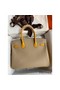 Hermes HSS Birkin 30 Bicolor Bag in Trench and Yellow Epsom Calfskin Replica