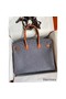 Hermes HSS Birkin 35 Bicolor Bag in Gris Agate and Gold Ostrich Leather Replica