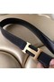 Hermes H Belt Buckle & Black Clemence 32 MM Strap Replica