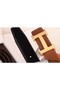 Hermes H Belt Buckle & Brown Clemence 32 MM Strap Replica