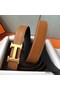 Hermes H Belt Buckle & Brown Epsom 32 MM Strap Replica