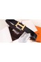 Hermes H Belt Buckle & Chocolate Clemence 32 MM Strap Replica