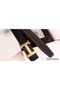 Hermes H Belt Buckle & Chocolate Clemence 32 MM Strap Replica