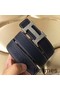 Hermes H Belt Buckle & Noir Clemence 32 MM Strap Replica