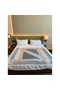 Hermes H Drapeau Blanket in Acier and Perle Cashmere Replica