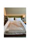 Hermes H Drapeau Blanket in Naturel and Grege Cashmere Replica