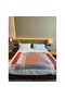 Hermes H Drapeau Blanket in Terracotta and Grey Cashmere Replica