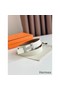 Hermes H Guillochee Reversible Belt 32MM in Gold and White Epsom Calfskin Replica