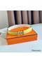 Hermes H Medor Reversible Belt 24MM in White Epsom Leather Replica
