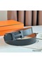 Hermes H Reversible 32MM Belt with Matte Buckle in Gold Clemence Leather Replica