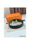 Hermes H Reversible Belt 32MM in Black and Green Epsom Leather Replica