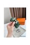 Hermes H Reversible Belt 32MM in Black and Green Epsom Leather Replica
