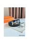 Hermes H Reversible Belt 32MM in Blue Clemence Leather Replica