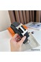 Hermes H Reversible Belt 38MM in Black Epsom Leather Replica