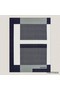 Hermes H Riviera Blanket in Marine Wool and Cashmere Replica