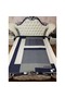 Hermes H Riviera Blanket in Marine Wool and Cashmere Replica