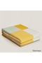 Hermes H Riviera Blanket in Yellow Wool and Cashmere Replica