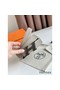 Hermes H Speed Reversible Belt 32MM in Grey Epsom Calfskin Replica