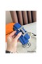 Hermes H Striee Reversible Belt 32MM in Blue and Black Epsom Calfskin Replica