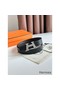 Hermes H Take Off Reversible Belt 32MM in Chocolate Clemence Leather Replica