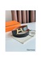 Hermes H Take Off Reversible Belt 32MM in Gold Clemence Leather Replica