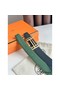 Hermes H au Carre Reversible Belt 32MM in Green and Black Epsom Leather Replica