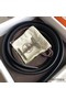 Hermes H d'Ancre Reversible Belt In Black/Ardoise Leather Replica