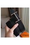 Hermes H d'Ancre Reversible Belt In Black/White Epsom Leather Replica