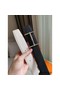 Hermes H d'Ancre Reversible Belt In Black/White Epsom Leather Replica