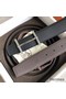 Hermes H d'Ancre Reversible Belt In Cafe/Noir Leather Replica