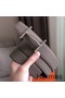 Hermes H d'Ancre Reversible Belt In Grey/Noir Leather Replica