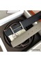 Hermes H d'Ancre Reversible Belt In Grey/Noir Leather Replica