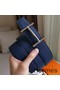 Hermes H d'Ancre Reversible Belt In Indigo/Black Epsom Leather Replica