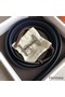 Hermes H d'Ancre Reversible Belt In Sapphire/Ardoise Leather Replica
