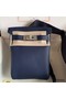 Hermes Hac a Dos PM Backpack in Blue Saphir Clemence Leather Replica