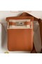 Hermes Hac a Dos PM Backpack in Gold Clemence Leather Replica