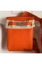 Hermes Hac a Dos PM Backpack in Orange Clemence Leather Replica