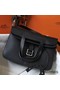 Hermes Halzan 31cm Bag In Black Clemence Leather Replica