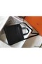 Hermes Halzan 31cm Bag In Black Clemence Leather Replica