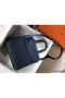 Hermes Halzan 31cm Bag In Blue Agate Clemence Leather Replica