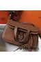 Hermes Halzan 31cm Bag In Gold Clemence Leather Replica