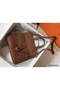 Hermes Halzan 31cm Bag In Gold Clemence Leather Replica