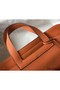 Hermes Halzan 31cm Bag In Orange Clemence Leather Replica